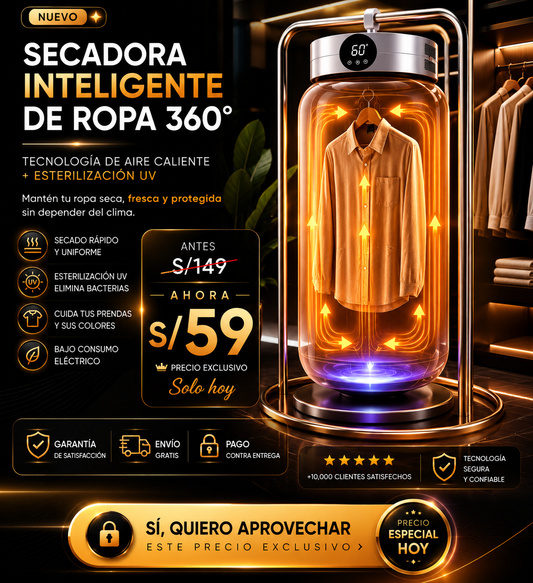 Secador de Ropa Portatil + Regalo: Sorpresa